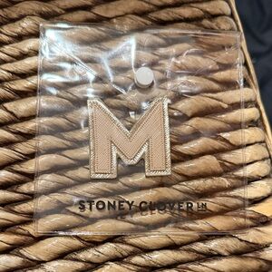 Stoney Clover Lane Beige Letter Patch
